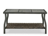 4-Piece Outdoor Sofa Set - Brown + Grey