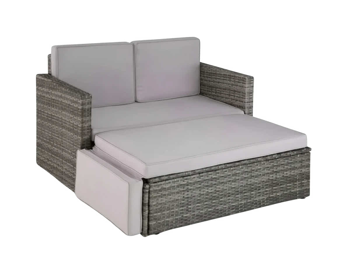 2-Piece Outdoor Sofa Set - Grey