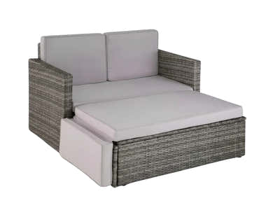 2-Piece Outdoor Sofa Set - Grey