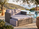 2-Piece Outdoor Sofa Set - Grey