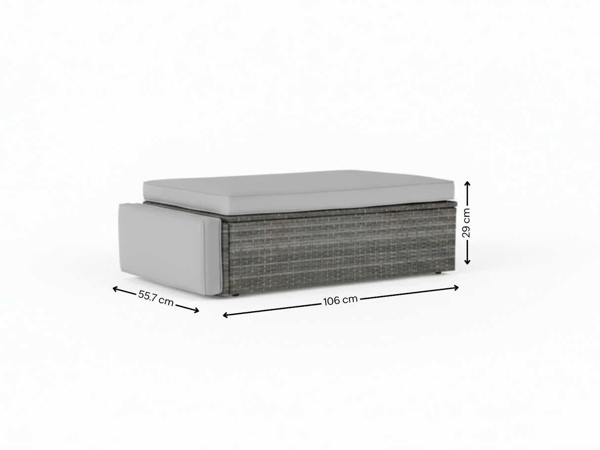 2-Piece Outdoor Sofa Set - Grey