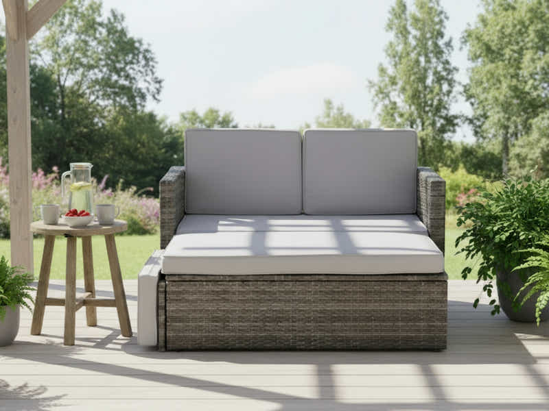 2pc Outdoor Sofa Set PE rattan