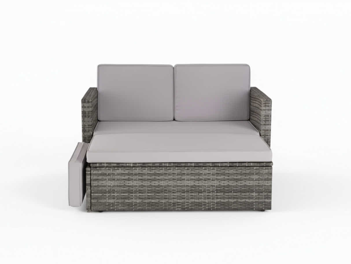 2-Piece Outdoor Sofa Set - Grey