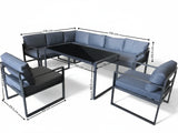 5pc Outdoor Corner Sofa Set PE