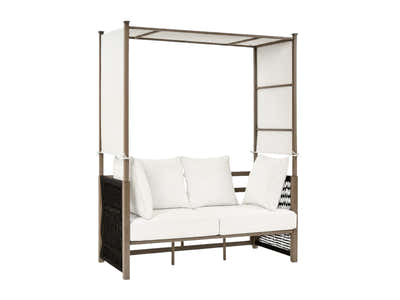 Steel Day Bed with Canopy