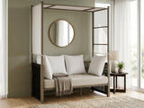 Steel Day Bed with Canopy