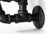 Wall-Mounted Pipe Wine Rack - 6 Bottle Holder