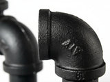 Wall-Mounted Pipe Wine Rack - 6 Bottle Holder