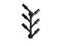 Wall-Mounted Pipe Wine Rack - 6 Bottle Holder