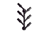 Wall-Mounted Pipe Wine Rack - 6 Bottle Holder
