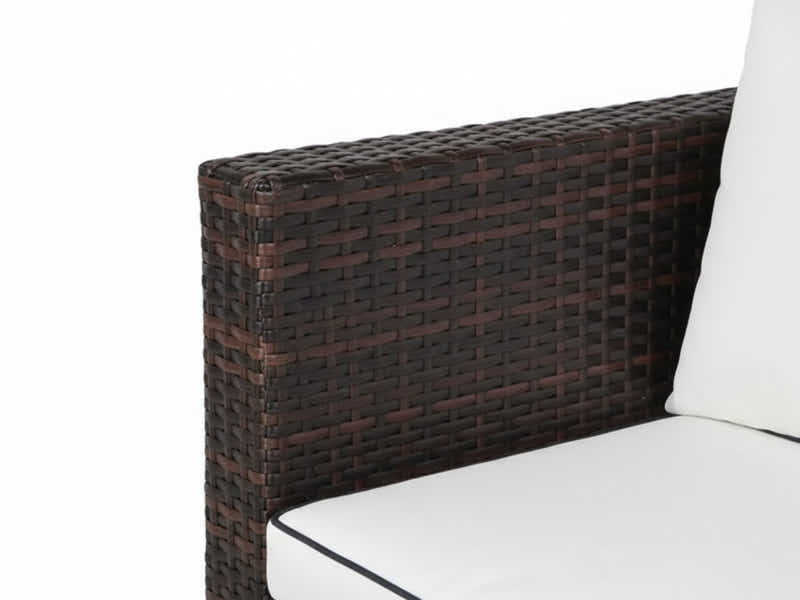 Hampton 4PC PE Rattan Outdoor Sofa Set