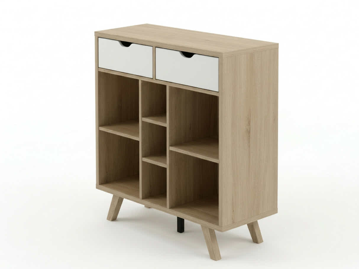Sideboard / Buffet with Open Shelves - 91 cm