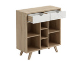 Sideboard / Buffet with Open Shelves - 91 cm