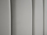DS Edina Velvet Bed Frame Grey - Queen