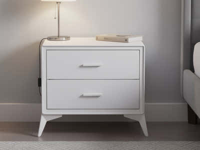 Delani Bedside Table - Cream