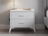 Delani Bedside Table - Cream