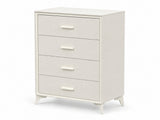 Delani 4-Drawer Tallboy - Cream