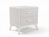 Delani Bedside Table - Cream