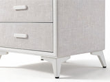 Delani Bedside Table - Cream