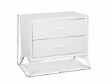 Delani Bedside Table - Cream