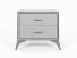 Delani Bedside Table - Grey