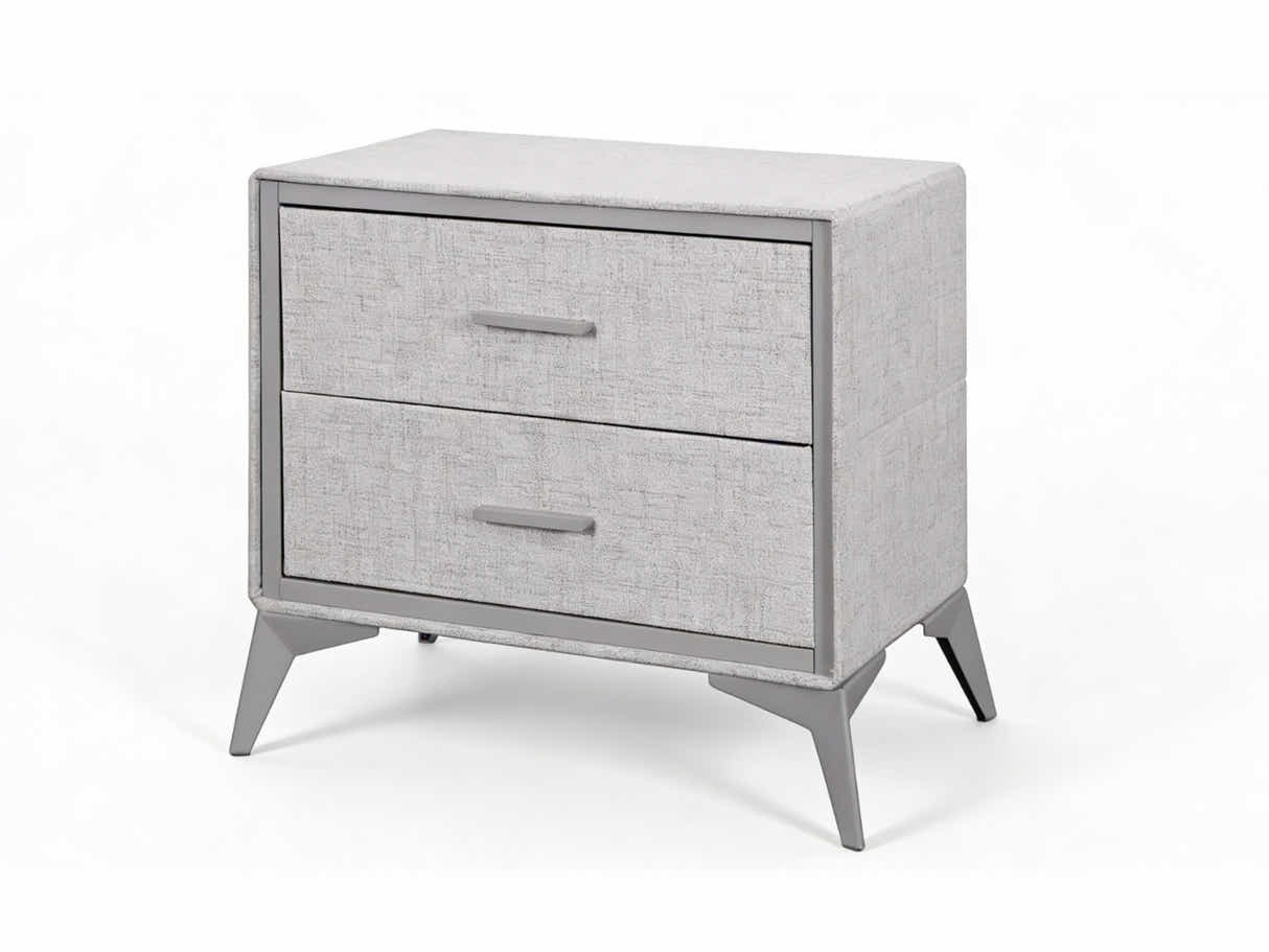 Delani Bedside Table - Grey
