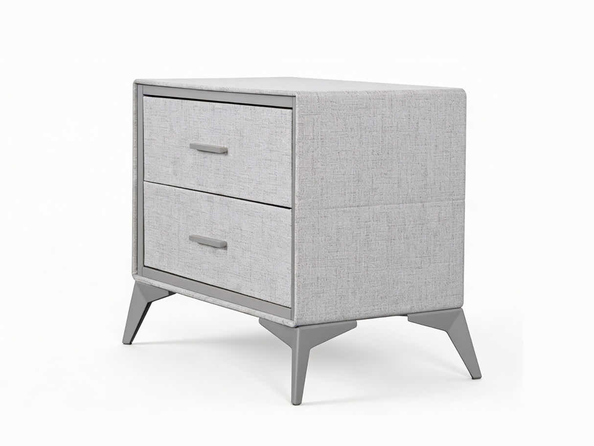 Delani Bedside Table - Grey