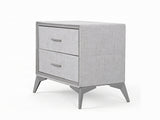 Delani Bedside Table - Grey