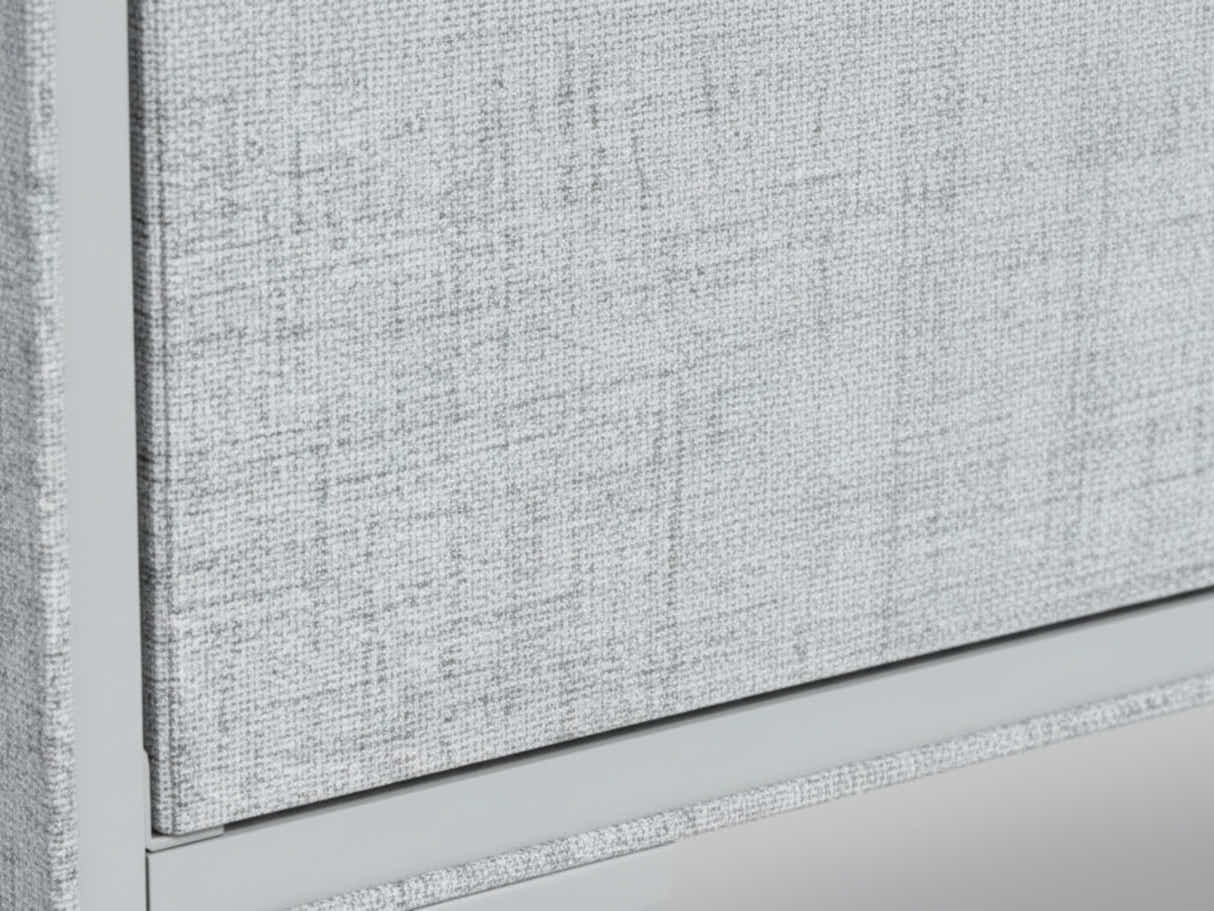 Delani Bedside Table - Grey