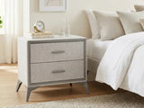 Delani Bedside Table - Grey