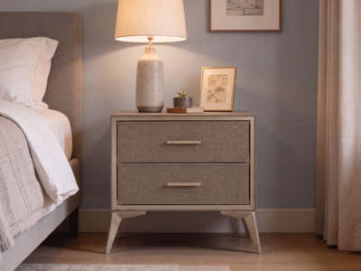 Delani Bedside Table - Brown