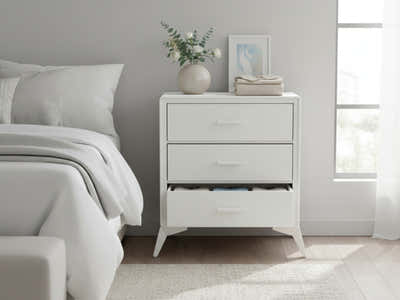 Delani 3-Drawer Chest - Cream