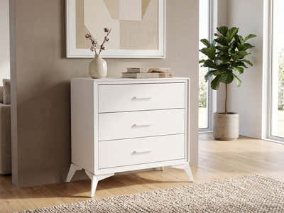 Delani 3-Drawer Chest - Cream