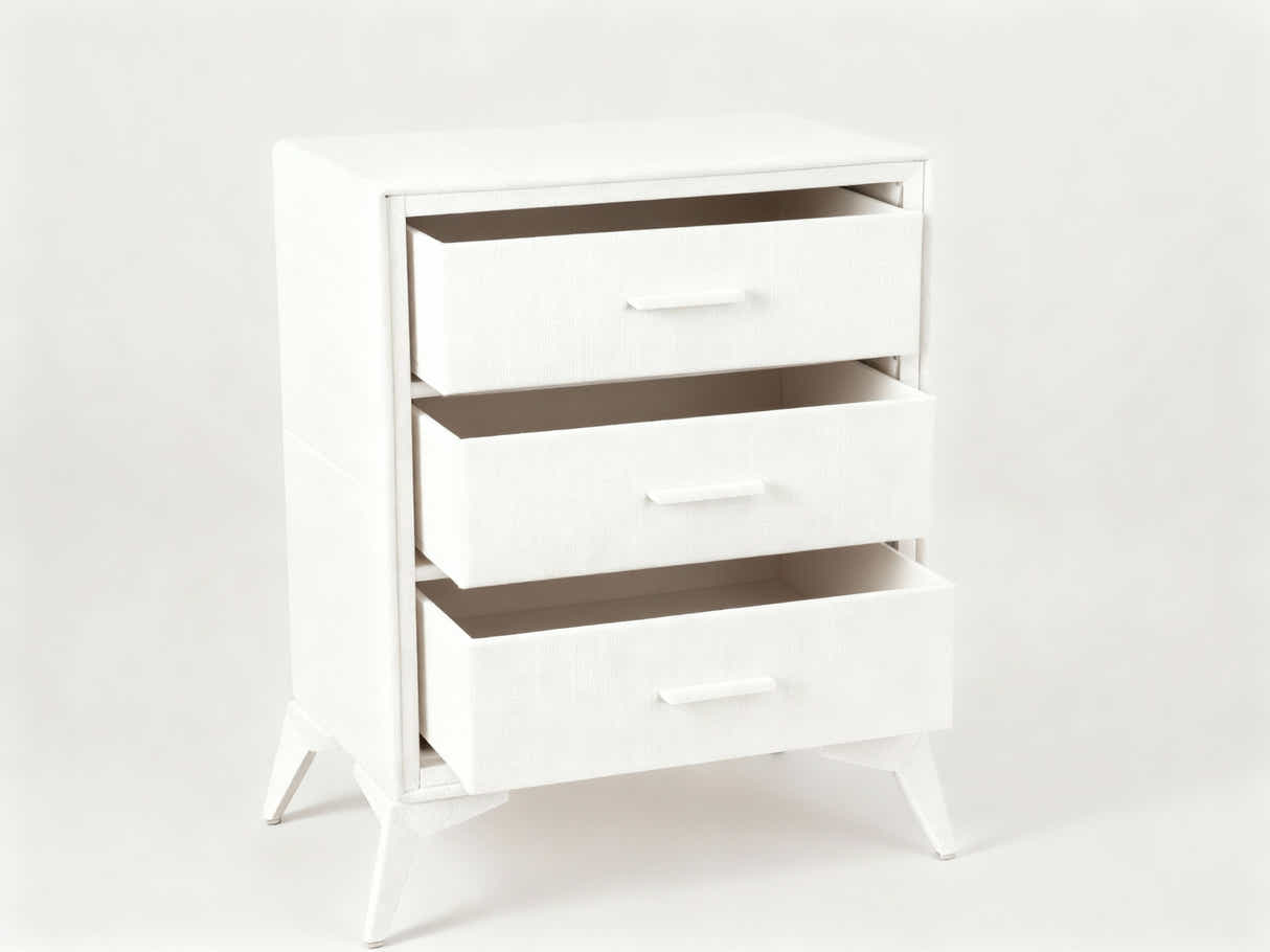 Delani 3-Drawer Chest - Cream