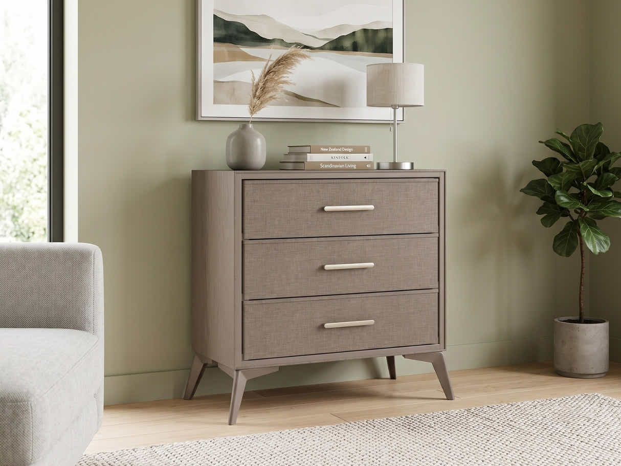 Delani 3-Drawer Chest - Brown