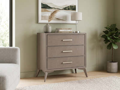 Delani 3-Drawer Chest - Brown