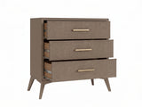Delani 3-Drawer Chest - Brown
