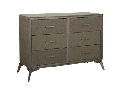 Delani 6-Drawer Lowboy - Brown