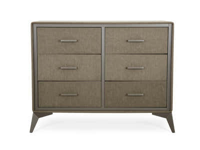 Delani 6-Drawer Lowboy - Brown