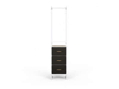 Delani Open Wardrobe with 3 Drawers