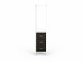 Delani Open Wardrobe with 3 Drawers