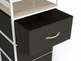 Delani Open Wardrobe with 3 Drawers