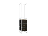 Delani Open Wardrobe with 3 Drawers