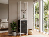 Delani Open Wardrobe with 3 Drawers