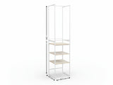 Delani Open Wardrobe with Shelves