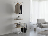 Delani Open Wardrobe with Shelves