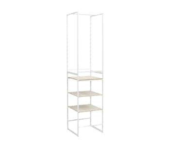 Delani Open Wardrobe with Shelves