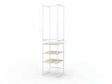 Delani Open Wardrobe with Shelves