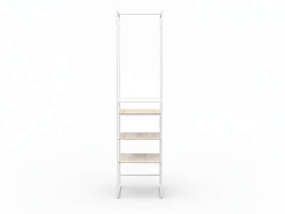 Delani Open Wardrobe with Shelves