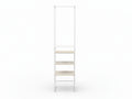 Delani Open Wardrobe with Shelves